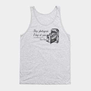 Stay photogenic. I beg of you. Team Finn Tank Top